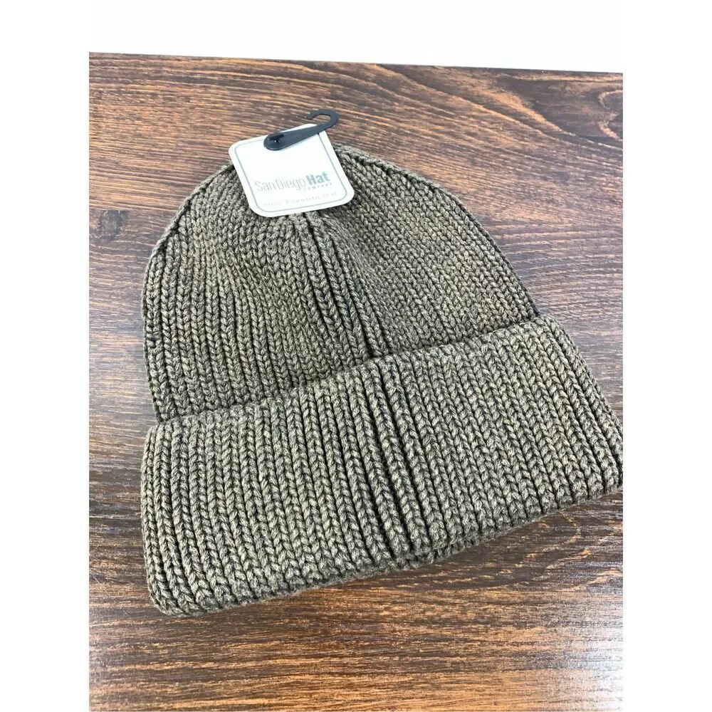 San Diego knit hat brown and black women’s o/s nwt